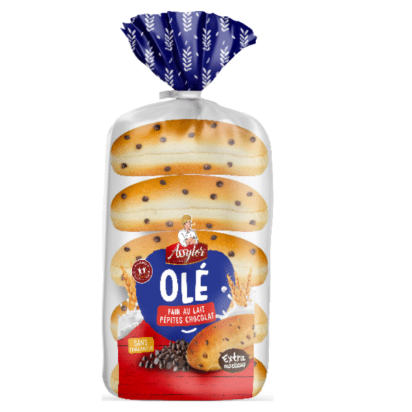 Pain au Lait aux Pépites de Chocolat – 5 pièces – Assylor