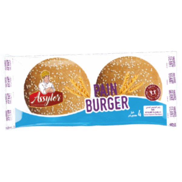 Pain Hamburger – 4 pièces – Assylor