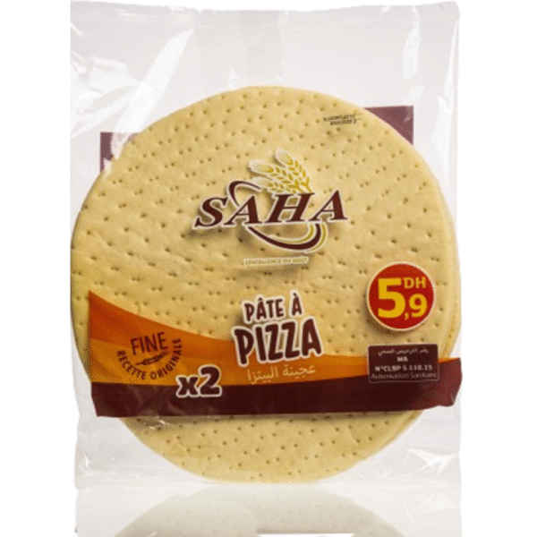 Pizza Moyenne – 2 pièces – Saha